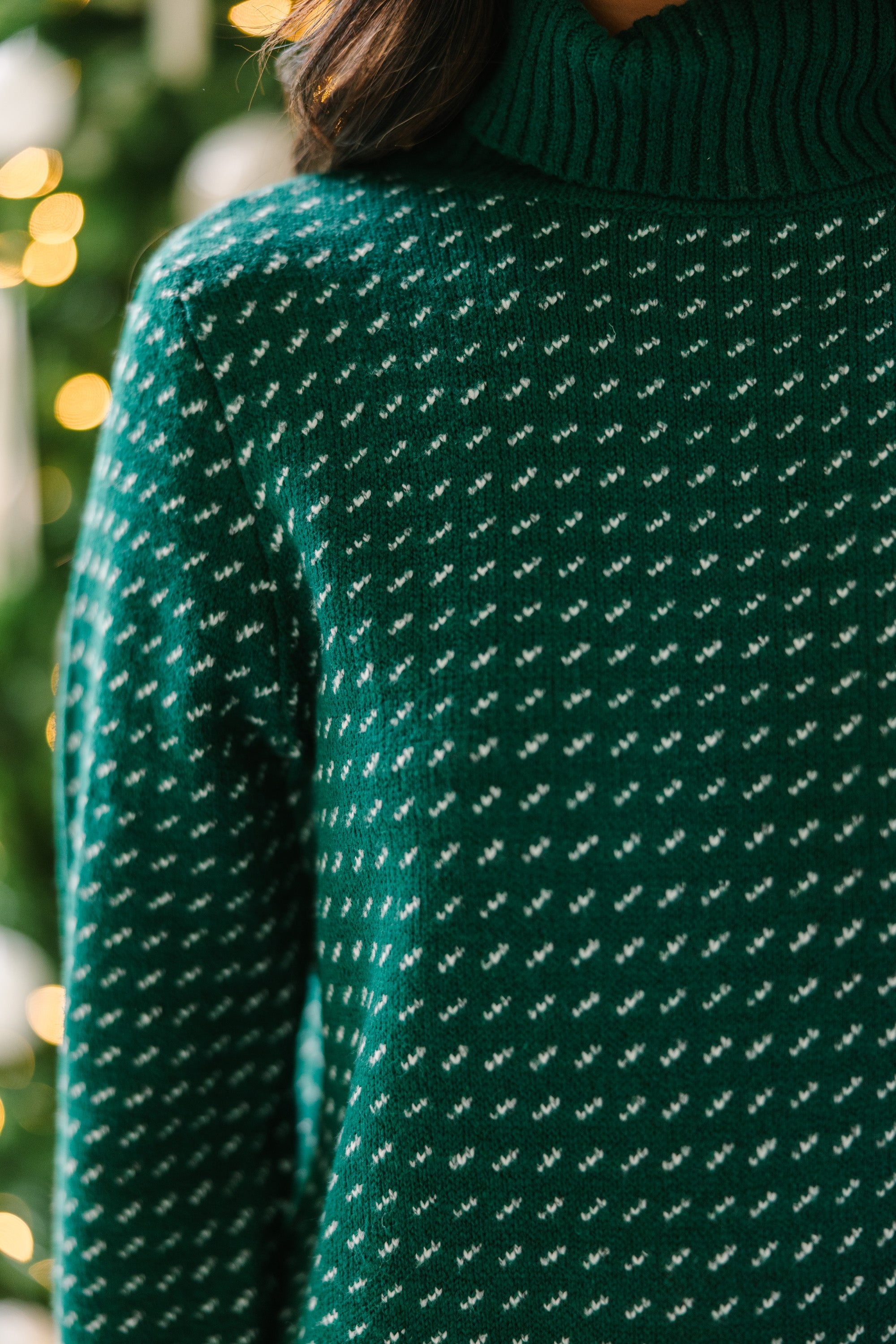 Cozy Forest Green Turtleneck Sweater - All You Need This Winter!