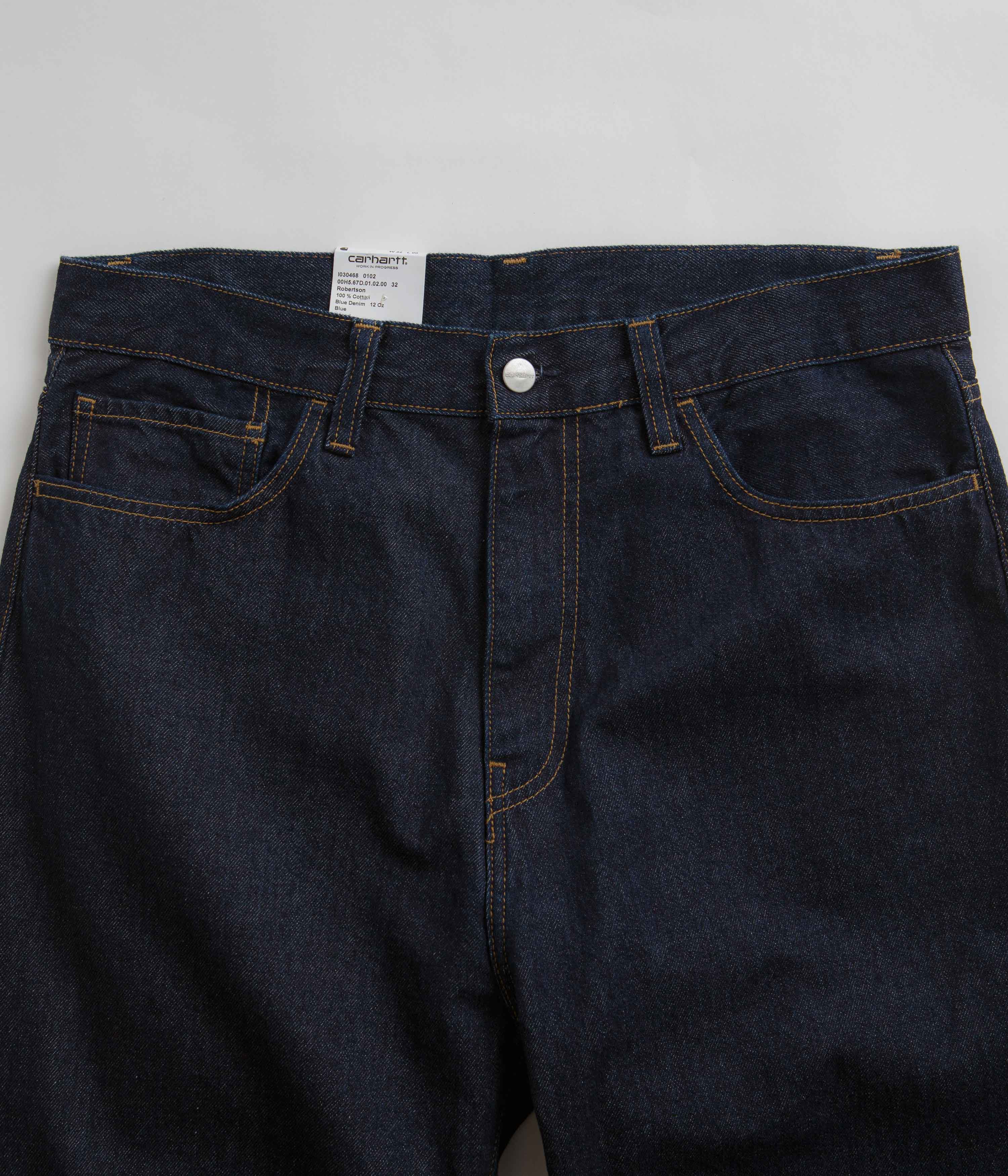 Carhartt Landon Blue Rinsed Denim Pants - Iconic 30th Anniversary Style!