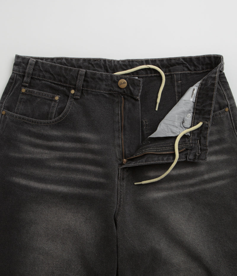 Butter Goods Washed Black Wide Cut Jeans - A Fashion Statement!