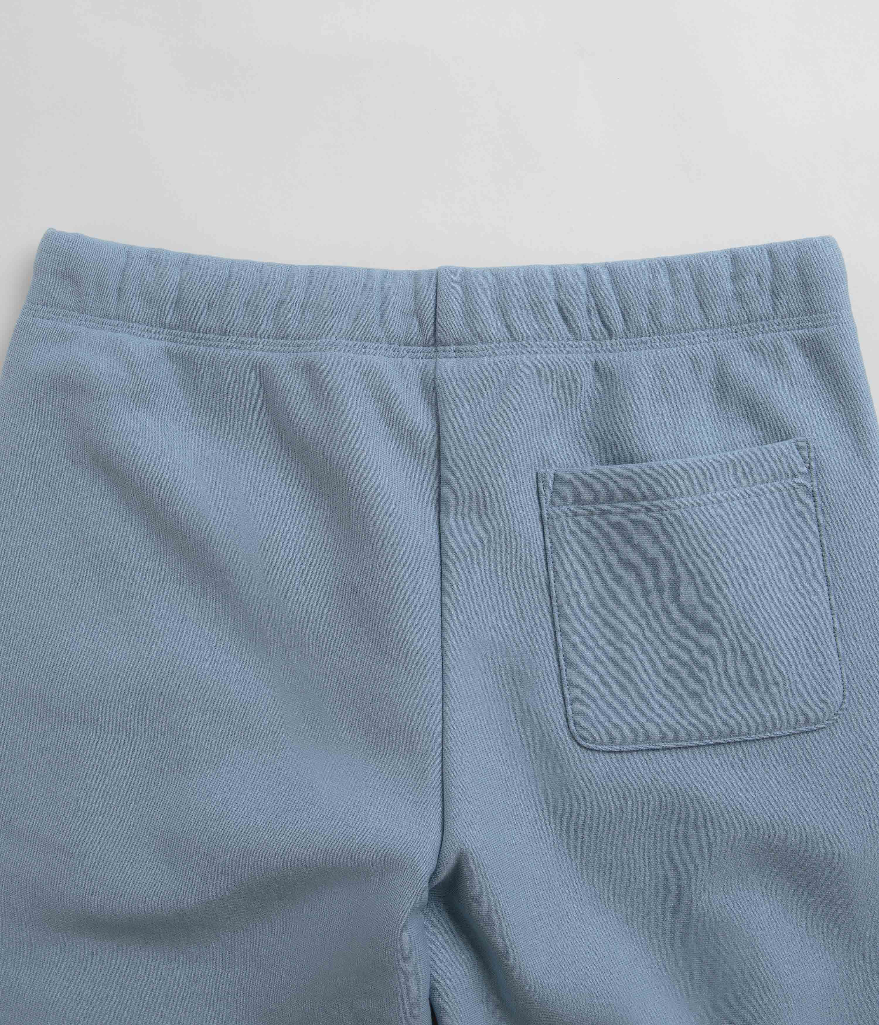 Carhartt Frosted Blue American Script Sweat Shorts - A Must-Have!
