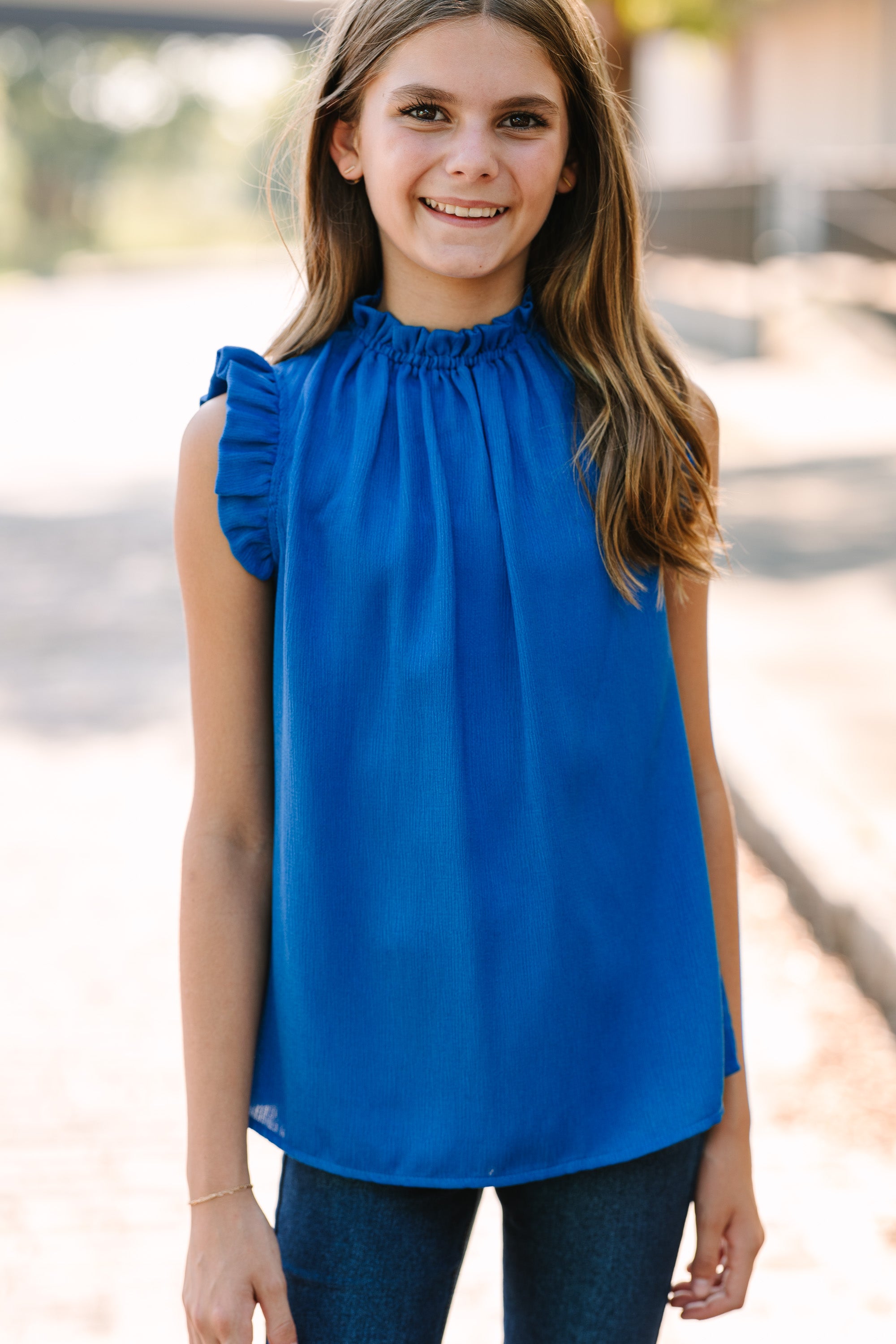 Girls: Unleash Her Style with the Royal Blue Test Tank
