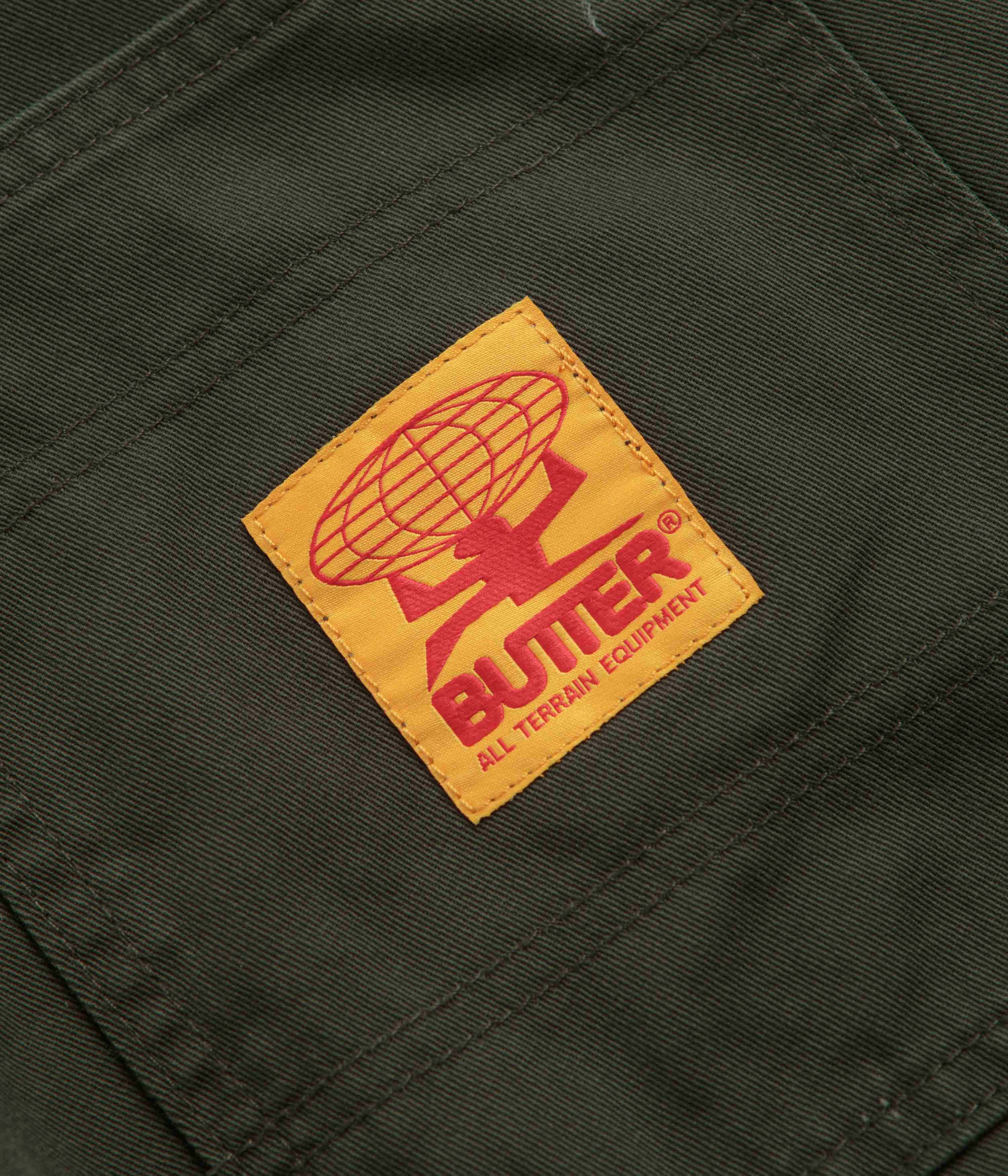 Butter Goods Forest Green Field Cargo Pants - Fashionably Distressed!
