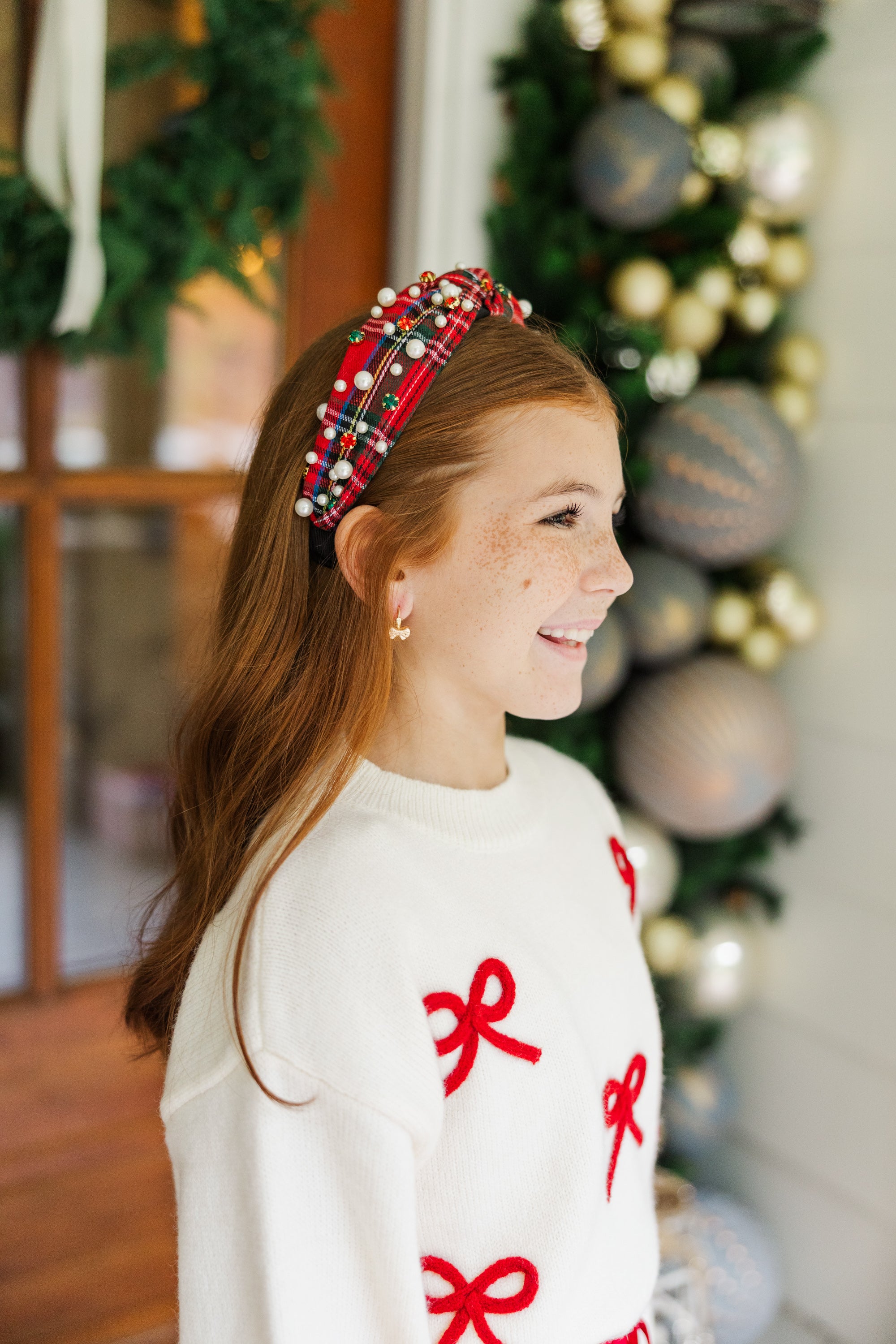 Girls' Festive Season Greetings Embellished Headband