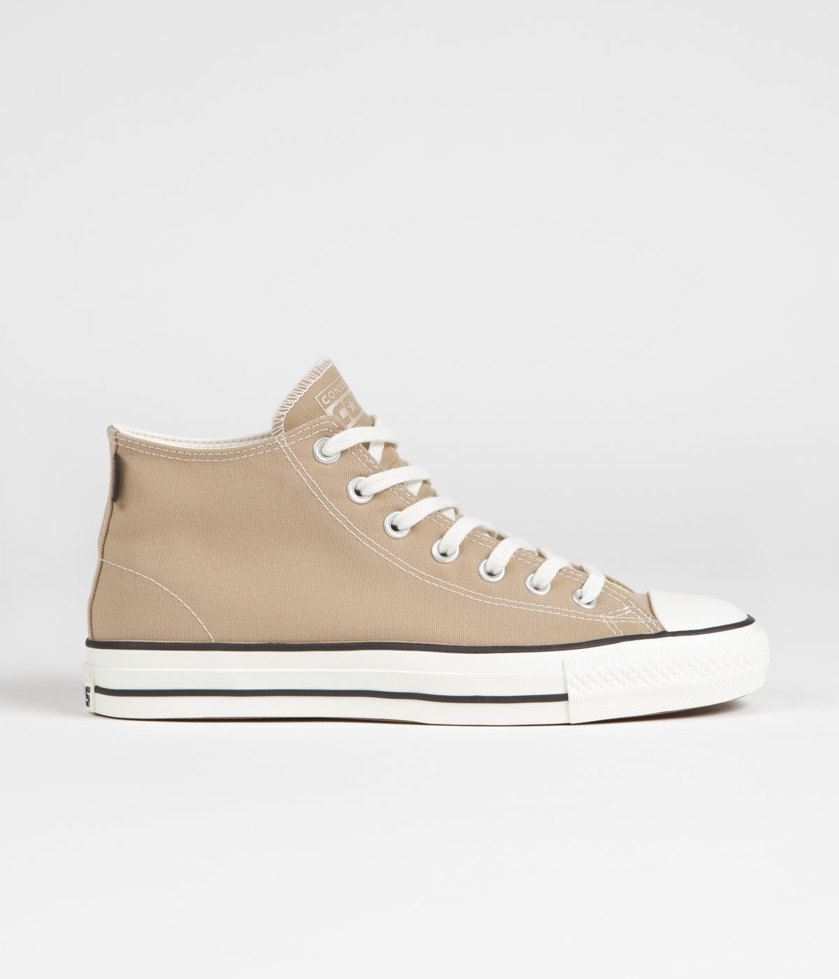 Converse CTAS Pro Canvas Mid Shoes - Stunning Nomad Khaki / Black / Egret