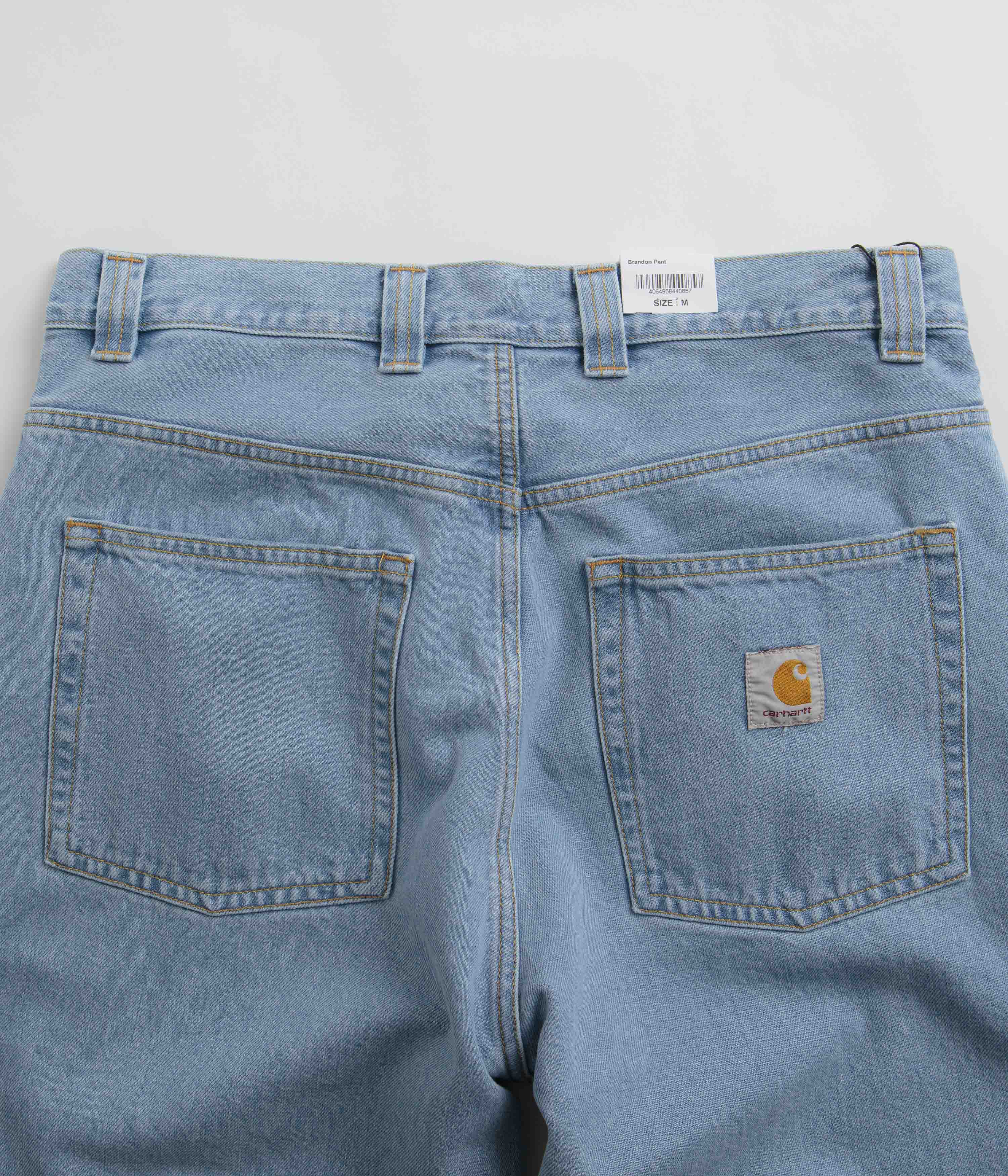 Carhartt Brandon Blue Heavy Stone Bleach Denim Pants - Unleash Your Style!