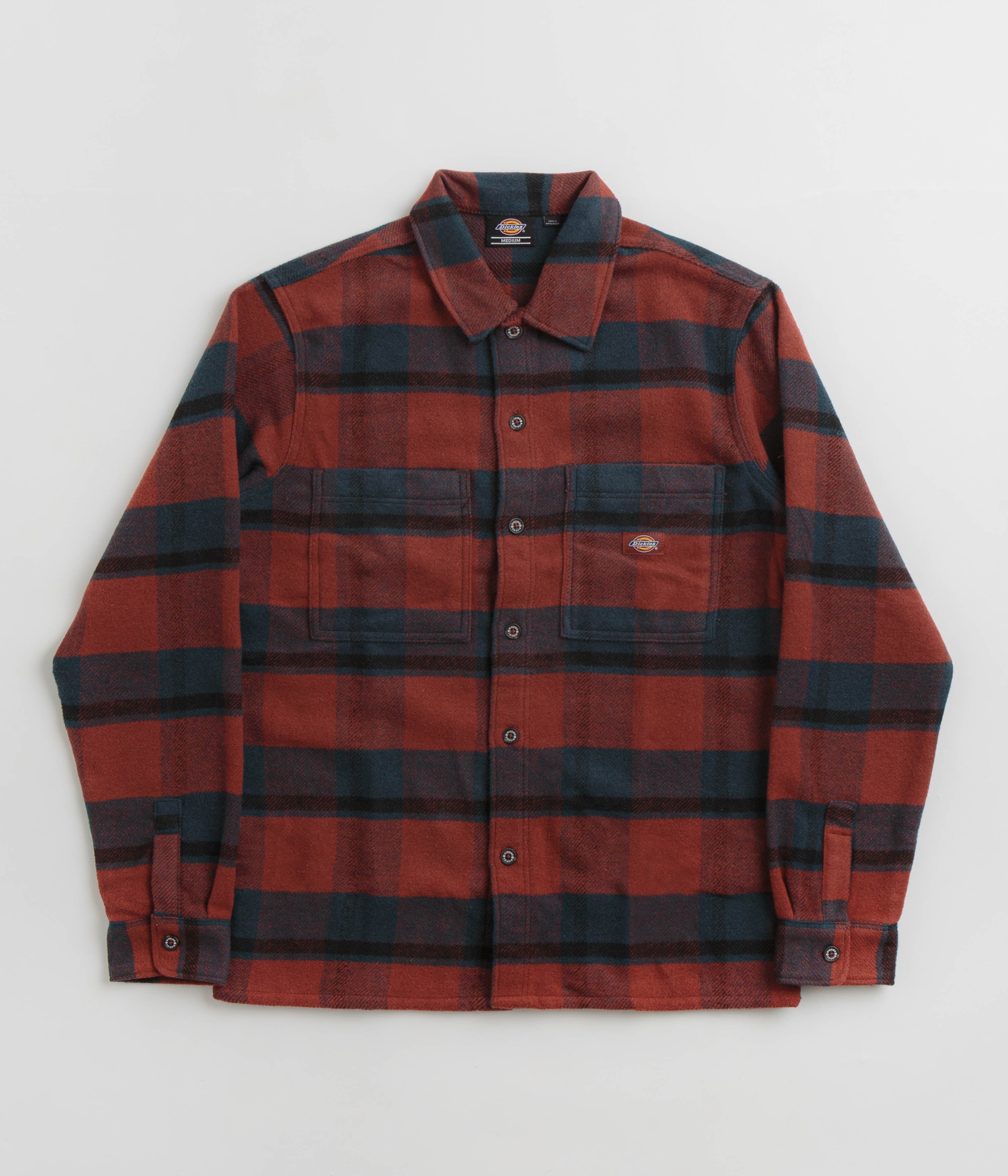Dickies Dark Check Coaling Shirt - A Stylish Workwear Essential